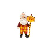 USC Trojans SC Interlock Santa Overalls Ornament